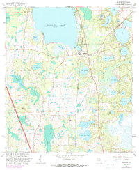 Download a high-resolution, GPS-compatible USGS topo map for Melrose, FL (1987 edition)