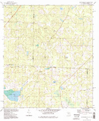 preview thumbnail of historical topo map of Jefferson County, FL in 1994