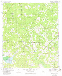preview thumbnail of historical topo map of Jefferson County, FL in 1982