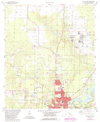 Download a high-resolution, GPS-compatible USGS topo map for Milton North, FL (1987 edition)