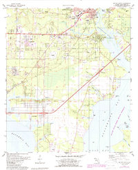 Download a high-resolution, GPS-compatible USGS topo map for Milton South, FL (1987 edition)