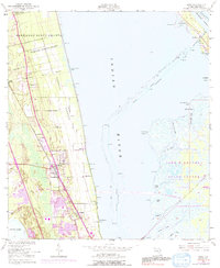 Download a high-resolution, GPS-compatible USGS topo map for Mims, FL (1991 edition)