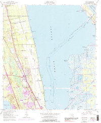 Download a high-resolution, GPS-compatible USGS topo map for Mims, FL (1991 edition)