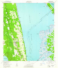 Download a high-resolution, GPS-compatible USGS topo map for Mims, FL (1961 edition)