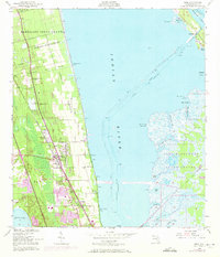 Download a high-resolution, GPS-compatible USGS topo map for Mims, FL (1972 edition)