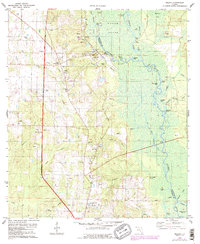 Download a high-resolution, GPS-compatible USGS topo map for Molino, FL (1987 edition)
