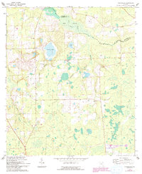 Download a high-resolution, GPS-compatible USGS topo map for Monteocha, FL (1993 edition)