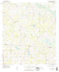 preview thumbnail of historical topo map of Jefferson County, FL in 1956