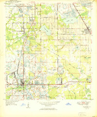 Download a high-resolution, GPS-compatible USGS topo map for Mulberry, FL (1950 edition)