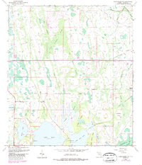 Download a high-resolution, GPS-compatible USGS topo map for Narcoossee NW, FL (1987 edition)