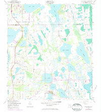 Download a high-resolution, GPS-compatible USGS topo map for Narcoossee, FL (1984 edition)