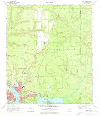 preview thumbnail of historical topo map of Niceville, FL in 1970