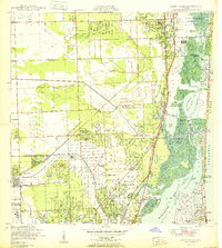 preview thumbnail of historical topo map of North Miami, FL in 1950