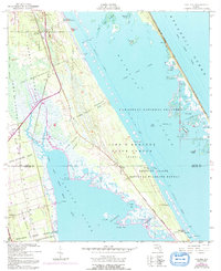 preview thumbnail of historical topo map of Oak Hill, FL in 1949