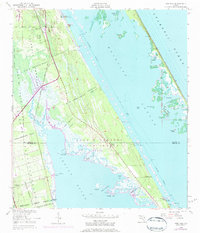 Download a high-resolution, GPS-compatible USGS topo map for Oak Hill, FL (1984 edition)
