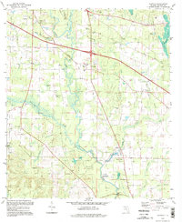preview thumbnail of historical topo map of Jackson County, FL in 1994