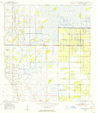 preview thumbnail of historical topo map of St. Lucie County, FL in 1953