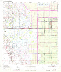 preview thumbnail of historical topo map of St. Lucie County, FL in 1953