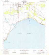 1952 Map of Okeechobee, 1969 Print
