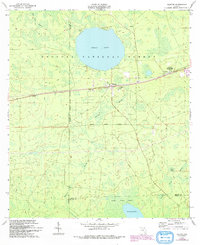 Download a high-resolution, GPS-compatible USGS topo map for Olustee, FL (1993 edition)