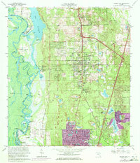 Download a high-resolution, GPS-compatible USGS topo map for Orange City, FL (1972 edition)