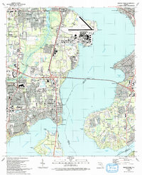 Download a high-resolution, GPS-compatible USGS topo map for Orange Park, FL (1993 edition)