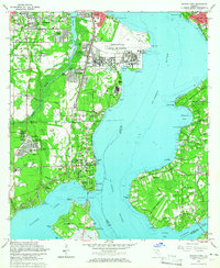 Download a high-resolution, GPS-compatible USGS topo map for Orange Park, FL (1965 edition)