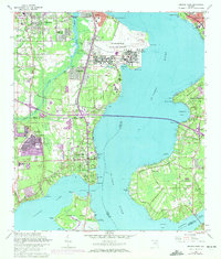 Download a high-resolution, GPS-compatible USGS topo map for Orange Park, FL (1972 edition)