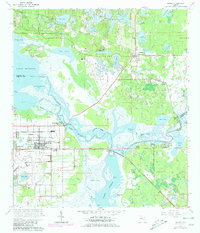 Download a high-resolution, GPS-compatible USGS topo map for Osteen, FL (1981 edition)