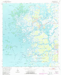 preview thumbnail of historical topo map of Citrus County, FL in 1954