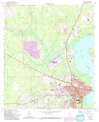 Download a high-resolution, GPS-compatible USGS topo map for Palatka, FL (1992 edition)