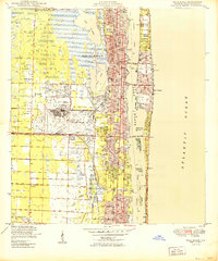 1950 Map of Palm Beach