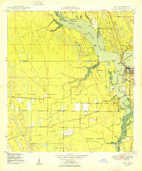 Download a high-resolution, GPS-compatible USGS topo map for Palm City, FL (1950 edition)