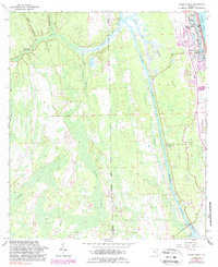 Download a high-resolution, GPS-compatible USGS topo map for Palm Valley, FL (1989 edition)