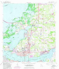 Download a high-resolution, GPS-compatible USGS topo map for Palmetto, FL (1982 edition)