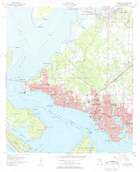 Download a high-resolution, GPS-compatible USGS topo map for Panama City, FL (1957 edition)