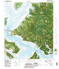 Download a high-resolution, GPS-compatible USGS topo map for Panama City, FL (1984 edition)