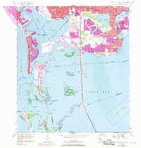 Download a high-resolution, GPS-compatible USGS topo map for Pass-A-Grille Beach, FL (1970 edition)