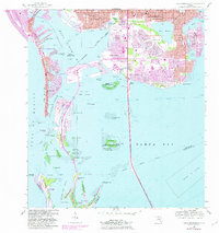 Download a high-resolution, GPS-compatible USGS topo map for Pass-A-Grille Beach, FL (1982 edition)