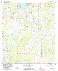 Download a high-resolution, GPS-compatible USGS topo map for Paxton, FL (1988 edition)
