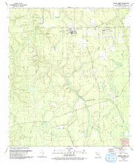 Download a high-resolution, GPS-compatible USGS topo map for Penney Farms, FL (1993 edition)