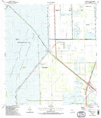 Download a high-resolution, GPS-compatible USGS topo map for Pennsuco, FL (1988 edition)