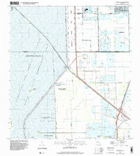 preview thumbnail of historical topo map of Miami-Dade County, FL in 1994