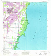 Download a high-resolution, GPS-compatible USGS topo map for Perrine, FL (1974 edition)
