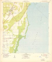 preview thumbnail of historical topo map of Miami-Dade County, FL in 1949