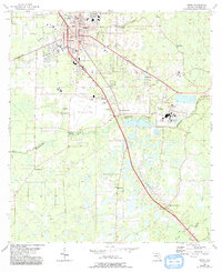 Download a high-resolution, GPS-compatible USGS topo map for Perry, FL (1993 edition)