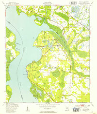 Download a high-resolution, GPS-compatible USGS topo map for Picolata, FL (1953 edition)
