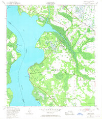 Download a high-resolution, GPS-compatible USGS topo map for Picolata, FL (1968 edition)