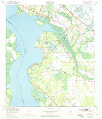 Download a high-resolution, GPS-compatible USGS topo map for Picolata, FL (1972 edition)