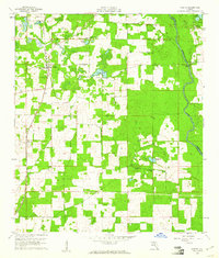 preview thumbnail of historical topo map of Madison County, FL in 1960
